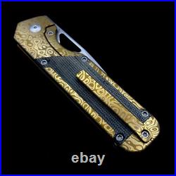 Kizer Militaw Ki3634A1 Framelock Knife Titanium S35VN (3 Stonewash) Custom Kizer Militaw Ki3634A1 Framelock Knife Titanium S35VN (3 Stonewash) Custom