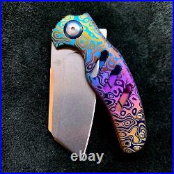 Kizer Mini Sheepdog C01C Frame Lock Knife 2.6 Flomascus Pattern BWL Custom