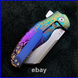 Kizer Mini Sheepdog C01C Frame Lock Knife 2.6 Flomascus Pattern BWL Custom