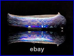 Knife Folding, Northern Lights, Collectible Single Copy, Timascus, Elmax Steel