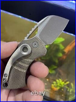 Koch Tools Gnat XL OD Micarta Urban EDC Exclusive Friction Knife