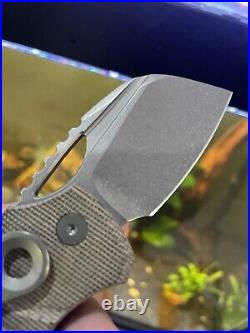 Koch Tools Gnat XL OD Micarta Urban EDC Exclusive Friction Knife