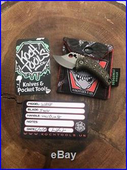Koch Tools & Knives Wasp Knife UniBrass Handles Brand New