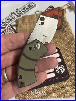 Koch Tools Korvid Friction Folder Pocket Knife Chisel Grind Zirblast & Satin