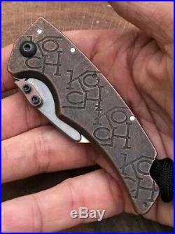 Koch Tools Utilizer Folding Knife by SpectrumEnergetics Copper KOCH XL Tattoos