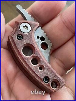 Koch Tools WASP Friction Folder Stonewashed AEB-L knife Paper Micarta Urban EDC