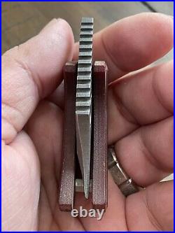 Koch Tools WASP Friction Folder Stonewashed AEB-L knife Paper Micarta Urban EDC