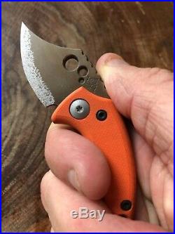 Koch Tools Wasp Friction Folder Knife Orange G10 Brand new