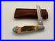 Kroo Custom Ez Open Bullet End Jack Burnt Stag Rwl 34 Steel Filework Knife