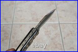 Kukri Handmade Folding Knife Horn Scales Frame Lock Citadel 9.5 OA Superb