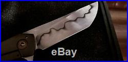 Kurt Merriken Phantom 3.5 Custom Knife W2 Hamon Frame Lock NYCKS One Off Folder