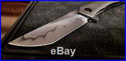 Kurt Merriken Phantom 3.5 Custom Knife W2 Hamon Frame Lock NYCKS One Off Folder