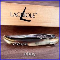 LAGUIOLE Waiter's Corkscrew Folding Pocket Knife with Box Vintage
