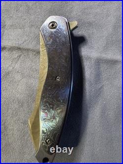 LES VOORHIES/FAISAL YAMIN Full Dress Custom Flipper Knife XL Longclaw Flipper LES VOORHIES/FAISAL YAMIN Full Dress Custom Flipper Knife XL Longclaw Flipper
