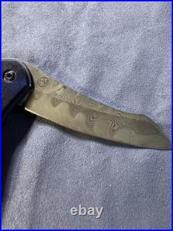 LES VOORHIES/FAISAL YAMIN Full Dress Custom Flipper Knife XL Longclaw Flipper
