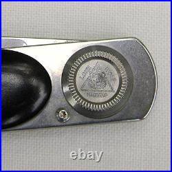 LONE WOLF, USA rare 2003 Paul Pocket Knife, black micarta handle UNUSED