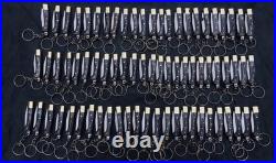 LOT OF 100 2.12 CUSTOM HAND MADE STAINLESS STEEL KEY CHAIN Folding Knife