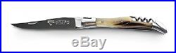 Laguiole en Aubrac Folding Knife with Solid Horn handle, 12cm