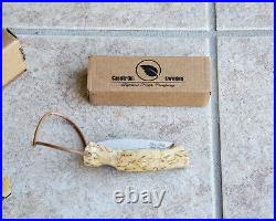 Lars Fält Lock Back Bushcraft 7+ Folder Curly Birch Scales by Casstrom Superb