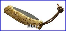 Lars Fält Lock Back Bushcraft 7+ Folder Curly Birch Scales by Casstrom Superb