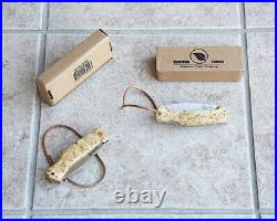 Lars Fält Lock Back Bushcraft 7+ Folder Curly Birch Scales by Casstrom Superb