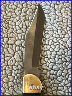 Last Frontier Folding Knife Made In Wasilla AK USA 3.5 Blade Buck 110 Style
