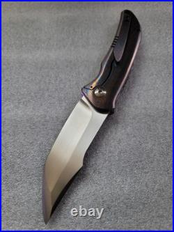 Lee Williams/John Barker Knives Kickstop Black Shuck, Full Mokuti Frame, Zirc