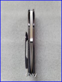 Lee Williams/John Barker Knives Kickstop Black Shuck, Full Mokuti Frame, Zirc