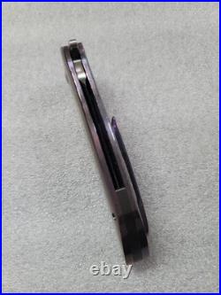 Lee Williams/John Barker Knives Kickstop Black Shuck, Full Mokuti Frame, Zirc