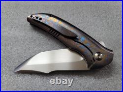 Lee Williams/John Barker Knives Kickstop Black Shuck, Full Mokuti Frame, Zirc