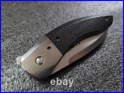 Lee Williams & Tashi Bharucha Paris/Texas, Kickstop Washer Flipper, Custom Knife