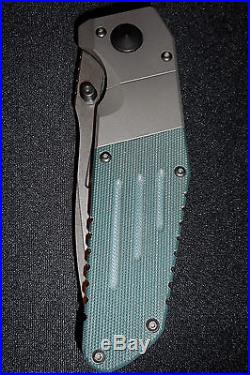 Limited Edition GOLD CLASS Benchmade 7505-132 MLK Knife -Titanium/Custom/Sibert