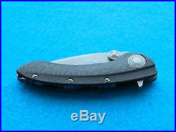 Limited Run Microtech Whaleshark Flipper Knife! Flame Anodized Titanium Nice