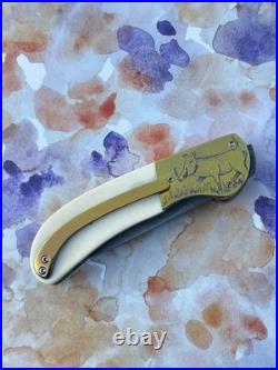 Liner Locking Top Flipper Pocket Knife Theuns Prinsloo