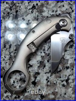 Liong Mah Design /Brad Southard Collaboration Custom Handmade Krambit Knife RARE