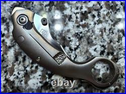 Liong Mah Design /Brad Southard Collaboration Custom Handmade Krambit Knife RARE