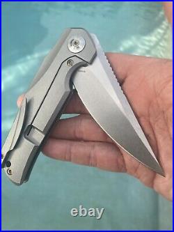 Liong Mah x Reate Knives Tempest Ti Bronze Ano 3.75 S35VN Folding PocketKnife