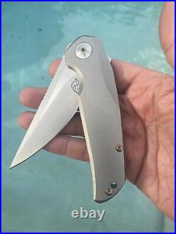 Liong Mah x Reate Knives Tempest Ti Bronze Ano 3.75 S35VN Folding PocketKnife