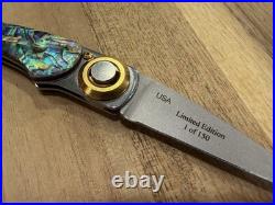 Lone Wolf Paul Perfecto LM18900 Mosaic Paua Limited Edition 2.25 Wharncliffe