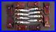 Lot Of 20pcs Of Pocket Knives, Antler & Color Wood Handle With Leather Sheath