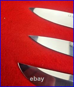 Lot Of (4) Corbit Sigman Custom Knives Stag & Wood Not Randall Made