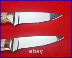 Lot Of (4) Corbit Sigman Custom Knives Stag & Wood Not Randall Made
