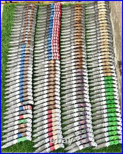 Lot Of 60 Pieces Handcrafted Back Lock Damascus steel Outdoor Folding Knife