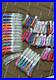 Lot of 50 Custom Handmade Damascus Steel Mix Folding & Pocket Knives From USA