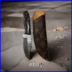 Louis Vuitton 8in Damascus Blade With Sheath