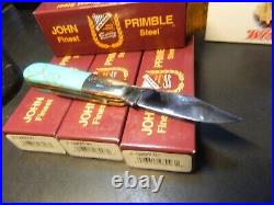 M. Prater- Primble 3.25 Kingsman Turquoise Barlow 2 1095 Blades Made In The USA