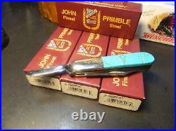 M. Prater- Primble 3.25 Kingsman Turquoise Barlow 2 1095 Blades Made In The USA