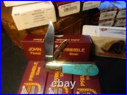 M. Prater- Primble 3.25 Kingsman Turquoise Barlow 2 1095 Blades Made In The USA