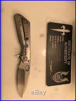 MARFIONE/STRIDER Custom MSG-3 Flipper Knife