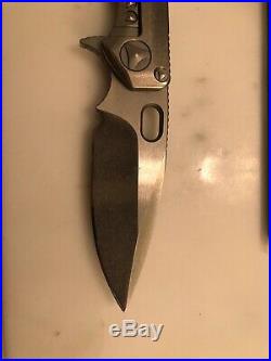 MARFIONE/STRIDER Custom MSG-3 Flipper Knife